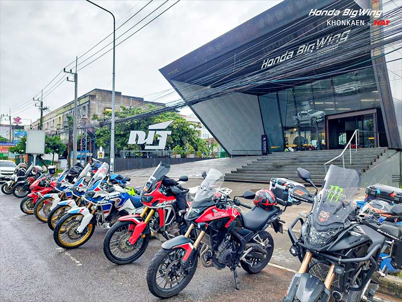 ภาพบรรยากาศ Honda BigWing Khonkaen ชวนชาวไบค์เกอร์ พร้อมลุย "ขอนแก่น-เขาใหญ่"